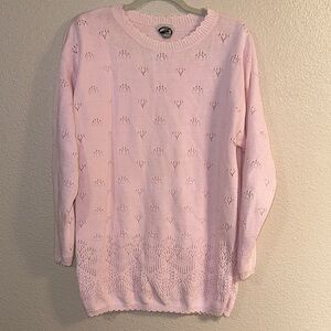 Pastel Pink Knit Sweater